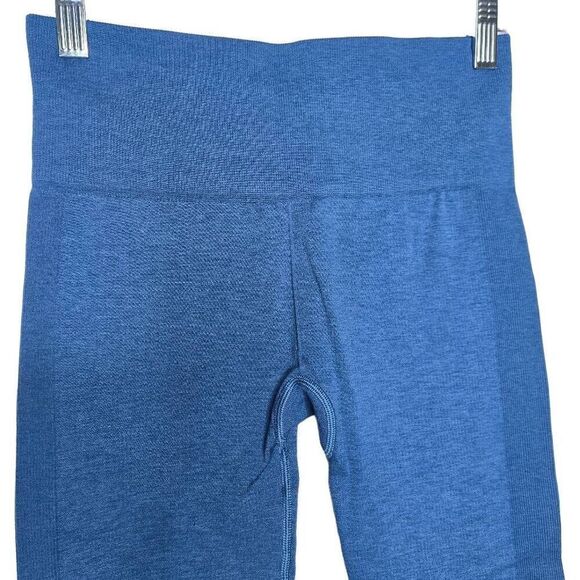 Lululemon Seamlessly Street Crop Heathered Poseidon Size 4 - Picture 4 of 9